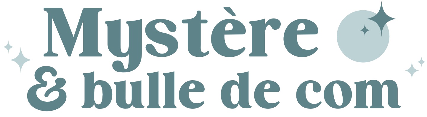 Logo principal Mystère et bulle de com'