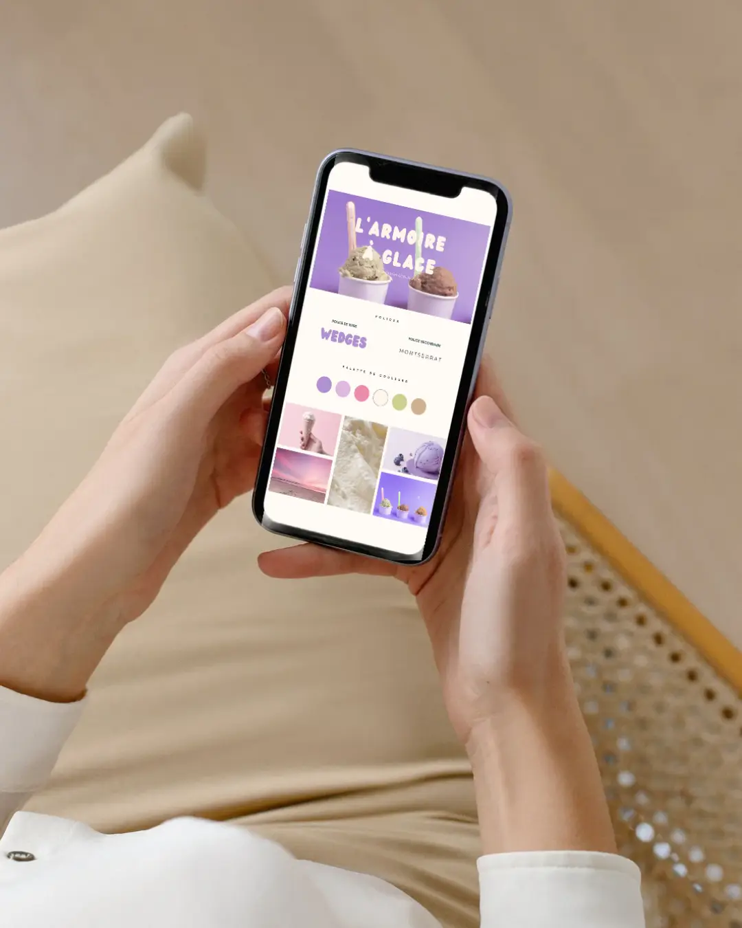 Identité visuelle L'Armoire à Glace